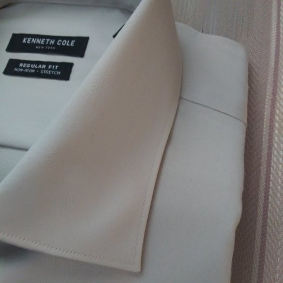 Kenneth Cole  New York Men's Dress Shirt Non-Iron - Picture 5 of 9